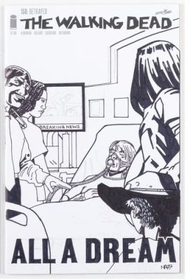 Sketch Cover from The Walking Dead #150 Original Art (2016) | eBay US (Buy It Now)
