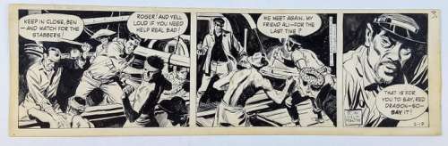 John Cullen Murphy - Daily Strip "Big Ben Bolt" - Page volante - EO - (1958) | Catawiki