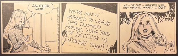 Stan Drake -Juliet... | Lot 91 - Stan Drake -Juliet Jones, strip à l’encre de Chine... | Tessier Sarrou