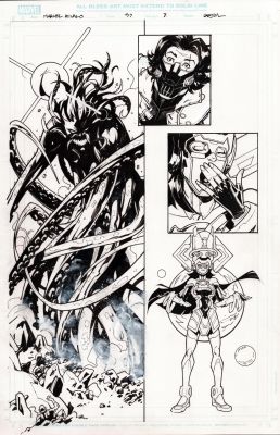 MARVEL RIVALS- WINTER SOLDIER ARNIM ZOLA GALACTA - ERIC GAPSTUR PAGE 7 | Comix Art Studio