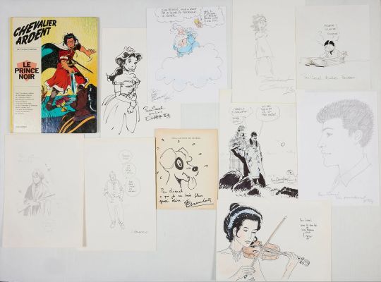 * Craenhals/Divers... | Lot 537 - * Craenhals/Divers - Ensemble de 11 dédicaces : Chevalier... | Tessier Sarrou
