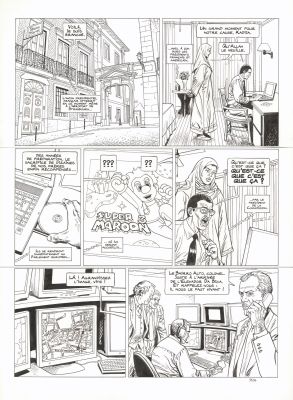 Philippe Aymond... | Lot 7 - Philippe AYMOND (né en 1968) Lady S. - Salade portugaise Encre... | Tessier Sarrou