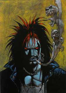 Simon Bisley - LOBO Smoking, 2005, NM+, Demons, Bad Ass, Tough Guy