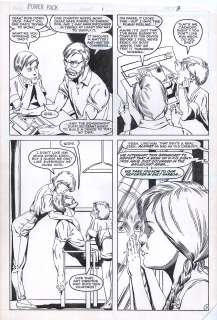 June Brigman / Bob Wiacek - Power Pack #1 p.3 1st APP Issue and 2nd Power Pack APP 1984