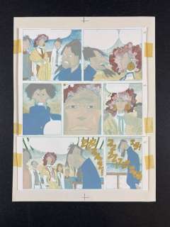 Hugo Pratt - "Mu, la cittÃ  perduta" prova colore - Loose page - (1988) | Catawiki