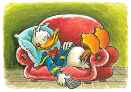 Joan Vizcarra (Spain, 1967) | Donald Duck “Summer Vacation” | Corner4art