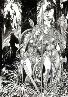 Aouamri, Mohammed - Dessin original - La Quête de l’oiseau du temps | Catawiki