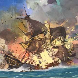 F. Tacconi - illustrazione originale "Explosion" - Loose page | Catawiki