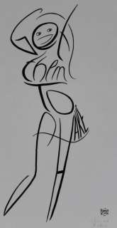 Hanco Kolk - Originele tekening - Baby got back 2 - Formaat 30 x 21 cm - 35 x 25 cm in frame - (2006) | Catawiki