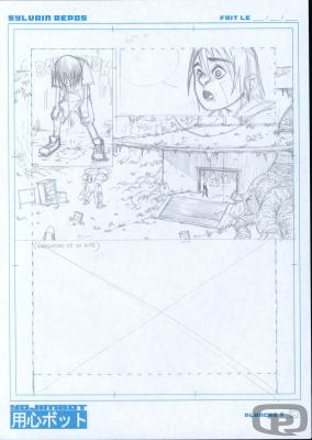 Sylvain Repos | Yojimbot, Volume 1, Storyboard Page 85 - Original Artwork by Sylvain Repos | Pulp’s Art