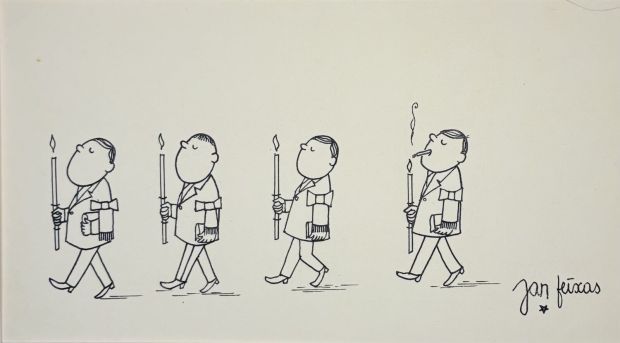 Feixas Jean. Sans... | Lot 39 - FEIXAS Jean. Sans légende. Dessin à l’encre noire... | Art Valorem
