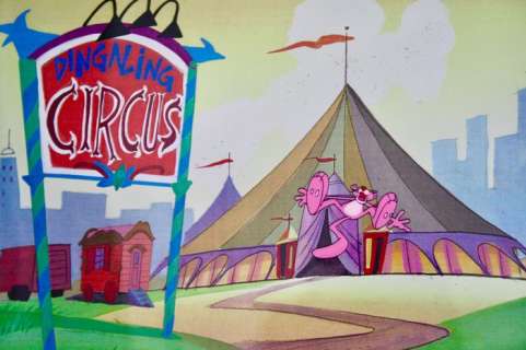 "The Pink Panther" - De Patie/Frelang Enterprice - Original Animation Production Cel - Unique + Handmade + One of a Kind + - (1993/1996) | Catawiki