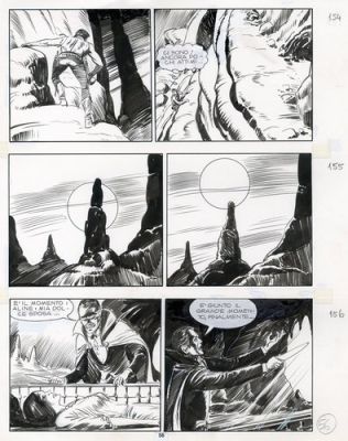 FERRI G. -Tavola originale Zagor n. 189 (Zenith 240) L’orrendo Contagio pag. 56 | eBay Europe