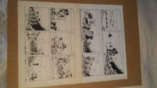 Pille, Pascal | Planche original  - Lucky Luke 58  - L’Alibi | Catawiki