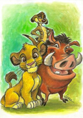 Hakuna Matata Friends | Corner4art