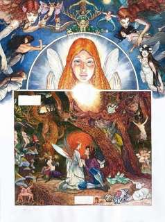 Gradimir Smudja - original artwork "Le Grimoire du Petit Peuple - Le Veilleurs du Crépuscule" - Firmata - First edition - (2004) | Catawiki