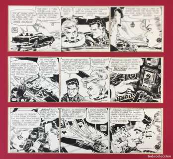 Johnny Hazard FANTASTICAS tres tiras con aviones ,coches y chicas guapas by FRANK ROBBINS