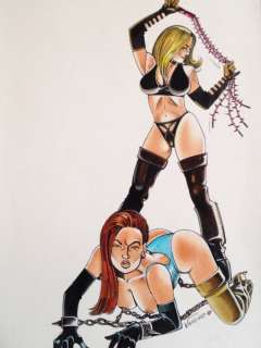 Vinicius (Charles Jarry) - Illustrazione Originale a colori Bdsm firmata - Loose page | Catawiki