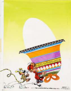 Franquin - Roque | Spirou et le marsupilami, illustration Ã  l’encre … | Banque Dessinée