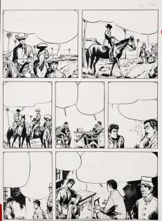 Jijé | Jerry Spring, planche n°3 Ã  l’encre de Chine de … | Banque Dessinée