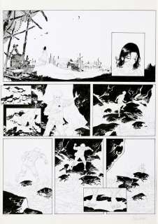 Parnotte | Le Sang des Porphyre, planche n°21 Ã  l’encre de … | Banque Dessinée