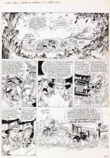 Paape | Johnny Congo, planche n°14 Ã  l’encre de Chine de… | Banque Dessinée