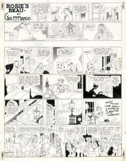 GEORGE McMANUS - Bringing Up Father Sunday page with topper …