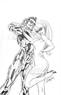 J. Scott Campbell | Original Art: Black Cat #12 Retail Cover | J. Scott Campbell