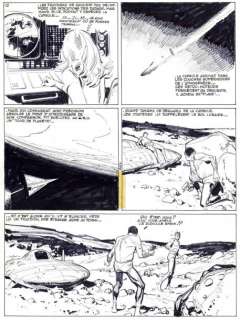 Poivet, Raymond - LES PIONNERS DE L‘ESPÉRANCE Planche originale à l‘encre