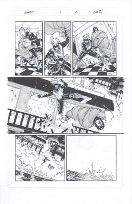 Robert Gill | Gambit: Wanted #1, Page 15 | Geoff M Art Sales