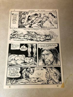 ANTHRO #5 original comic art 1969 PUNCH TO FACE knocked out BREW 1969 POST Dc | eBay US (Buy It Now)