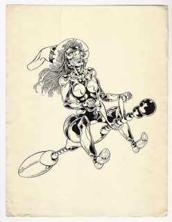 Roberto Bonadimani - illustrazione originale "La Strega" - Anni ‘70 - First edition