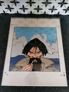 Corto Maltese - Planche d’imprimerie avec son bleu de coloriage - Different editions | Catawiki