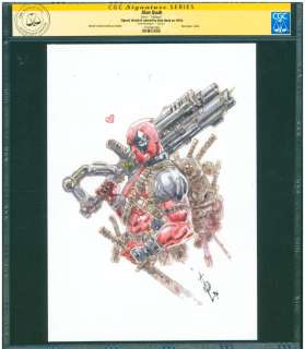 Quah, Alan | Item #39384 Deadpool Signed Color Sketch by Alan Quah CGC Signature Series. Alan Quah | Parigi Books