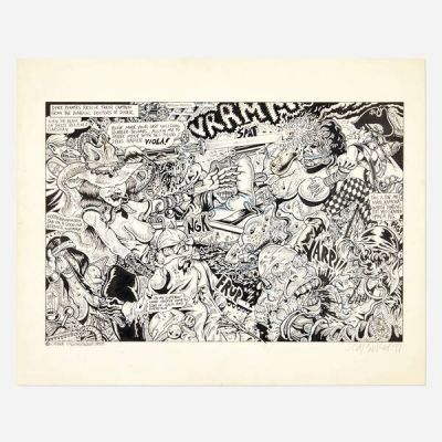 S. Clay Wilson | Zap Comix #7 Story Page 13 Original Art (Apex Novelties, 1974) | Landry Pop Auctions