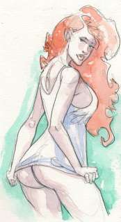 Sergio Bleda - Original drawing in colour - Redhead - Signed | Catawiki