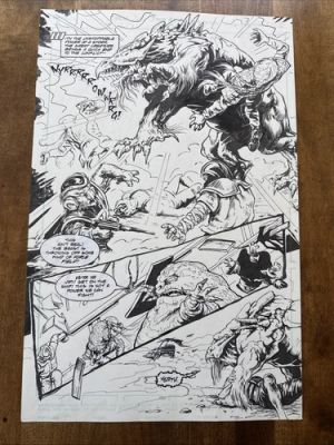 Star Wars Tales Of The Jedi #3 Page 23 Original Comic Art Janine Johnston 1993