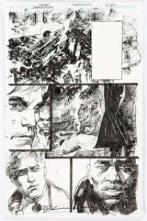 Denys Cowan and Bill Sienkiewicz Deathstroke #11 Story Page 11 Original Art (DC, 2017). Journalist Jack Ryder - | Heritage