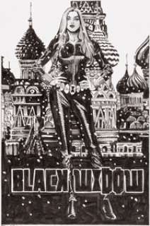 Dan Panosian - Black Widow Illustration Original Art (c. 2021).... | Heritage