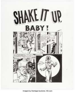 Rodriguez, Spain - Spain Rodriguez Belly Dance Comics Story Page 1 Original Art (Clone Comics, 2006)....