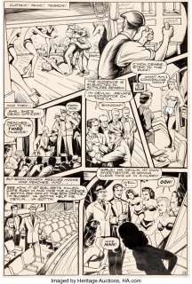 Blum, Alex | Alex Blum and Matt Baker Fight Comics #39 Story Page 2 Hooks Devlin Original Art (Fiction House, 1945).... | Heritage