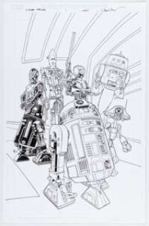 Kuder, Aaron | Aaron Kuder Star Wars: Dark Droids - D-Squad #1 Cover Original Art (Marvel, 2023).... | Heritage