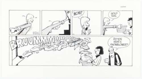Jerry Scott and Jim Borgman Zits Sunday Comic Strip Original Art dated 2-16-14 (King Features Syndicate, 2014). | Heritage