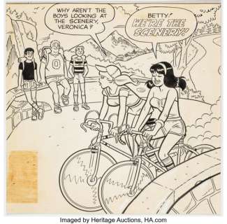 Dan DeCarlo and Jim DeCarlo Archie Giant Series Magazine #484 Cover Illustration Original Art (Archie, 1979). | Heritage