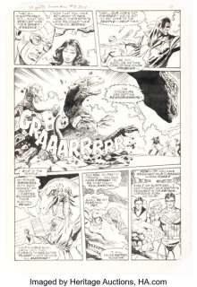 Adrian Gonzalez, Rich Buckler, Ricardo Villagrán The Mighty Crusaders #8 Story Pages 11-15 Original Art (Archie, 1984). (Total: 5 Original Art) | Heritage