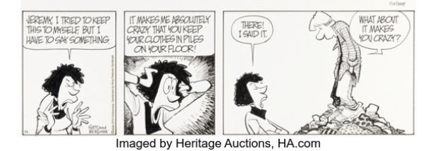 Jerry Scott and Jim Borgman Zits Daily Comic Strip Original Art dated 1-12-08 (King Features Syndicate, 2008). | Heritage