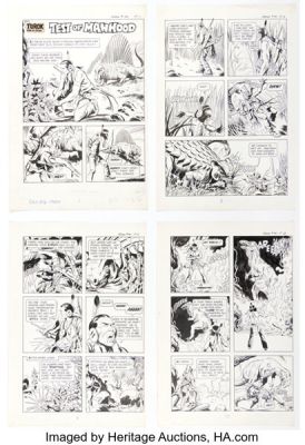 José Delbo Turok, Son of Stone #96 Story Pages Original Art Group of 6 (Gold Key, 1975). (Total: 6 Original Art) | Heritage