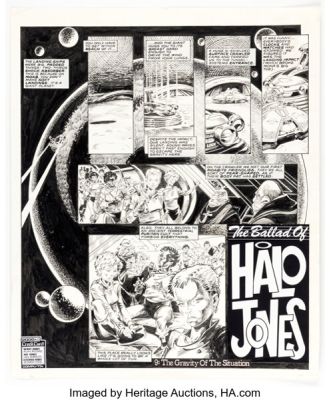 Ian Gibson 2000 AD Prog #406 The Ballad of Halo Jones Story Page 1 Original Art (IPC/Fleetway, 1986). | Heritage