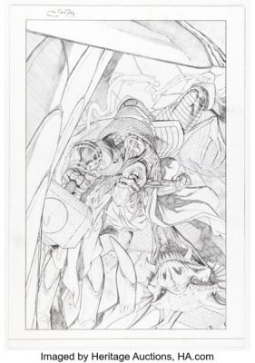 Fernando Pasarin - Thor Unpublished Cover Original Art (Marvel, c. 2020s). | Heritage