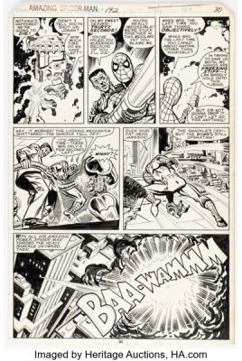 Keith Pollard and Jim Mooney The Amazing Spider-Man #192 Story Page 17 Original Art (Marvel, 1979). | Heritage